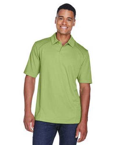 North End 88632 Men's Recycled Polyester Performance Pique Polo - Cactus Green - HIT a Double