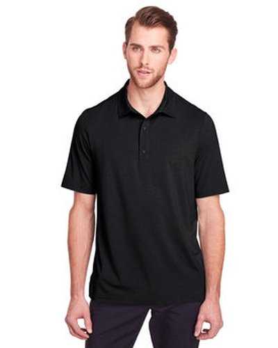 North End NE100 Men&#39;s Jaq Snap-Up Stretch Performance Polo - Black - HIT a Double