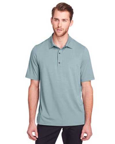 North End NE100 Men's Jaq Snap-Up Stretch Performance Polo - Opal Blue - HIT a Double