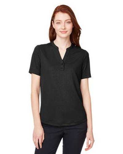 North End NE102W Ladies' Replay Recycled Polo - Black - HIT a Double