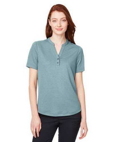 North End NE102W Ladies&#39; Replay Recycled Polo - Opal Blue - HIT a Double