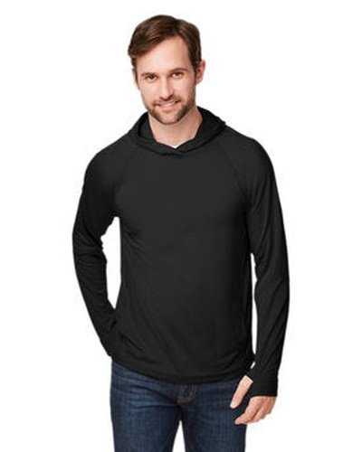 North End NE105 Unisex Jaq Stretch Performance Hoodie - Black - HIT a Double