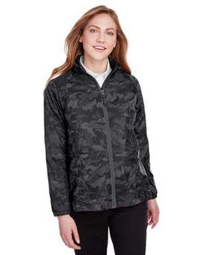 North End NE711W Ladies' Rotate Reflective Jacket - Black Carbon - HIT a Double