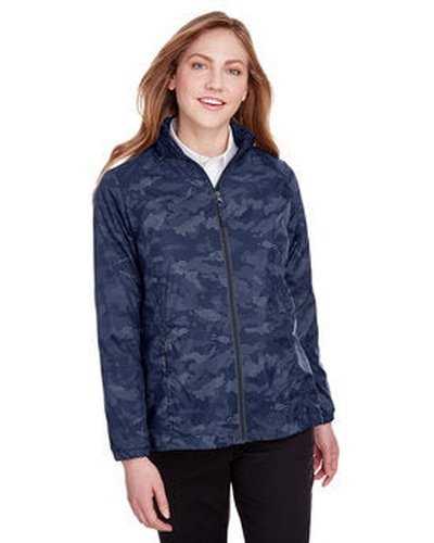 North End NE711W Ladies&#39; Rotate Reflective Jacket - Navy Carbon - HIT a Double