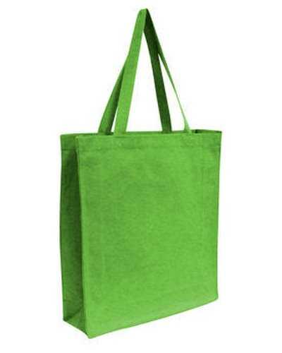 OAD OAD100 Promo Canvas Shopper Tote - Lime Green - HIT a Double