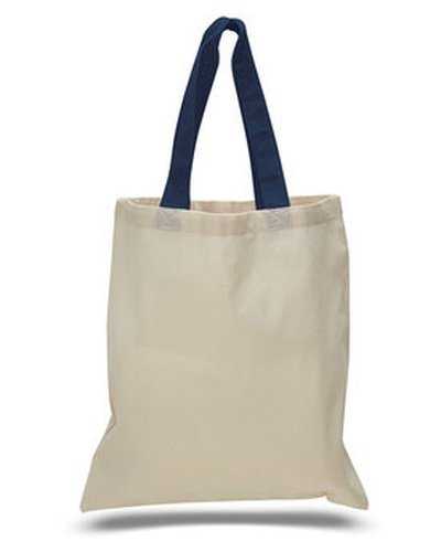 OAD OAD105 Contrasting Handles Tote - Navy - HIT a Double