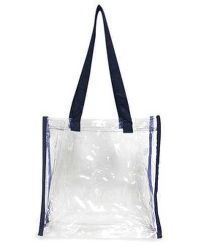 OAD OAD5004 Clear Tote Bag - Royal - HIT a Double