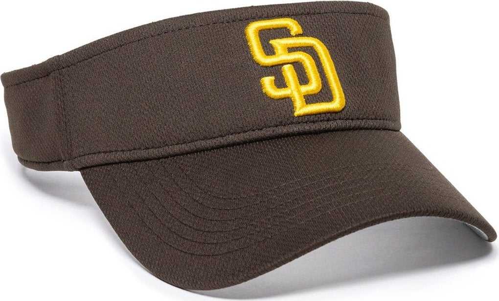 OC Sports MLB-185 Traditional Visor - San Diego Padres