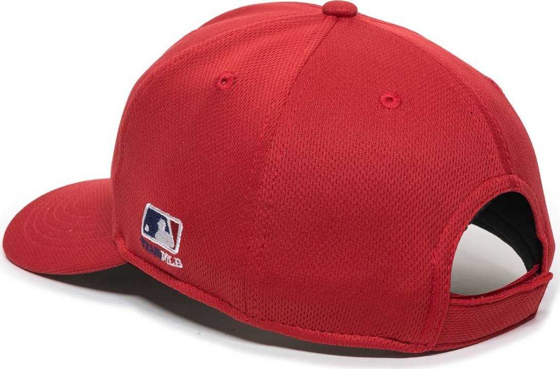 OC Sports MLB-350 MLB Polyester Baseball Adjustable Cap - Cincinnati Reds Home - HIT a Double
