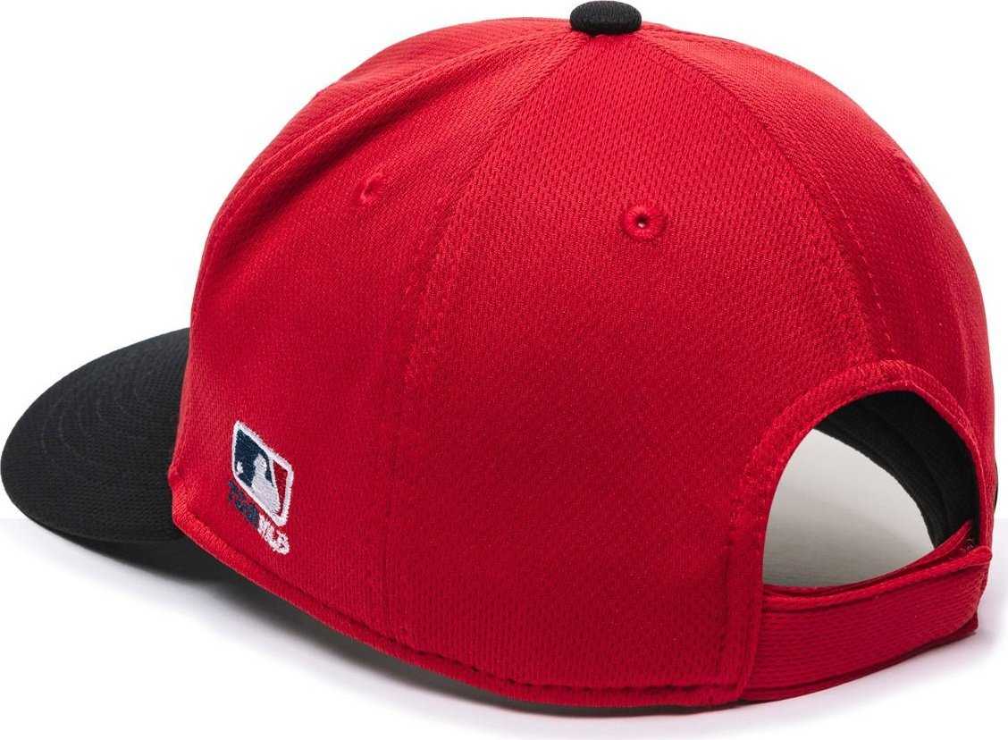 OC Sports MLB-350 MLB Polyester Baseball Adjustable Cap - Cincinnati Reds Road - HIT a Double