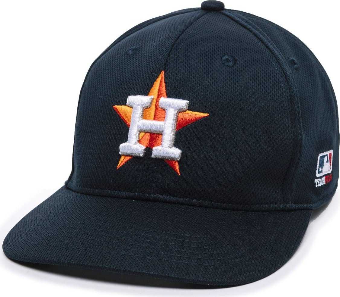 OC Sports MLB-350 MLB Polyester Baseball Adjustable Cap - Houston Astros Home - HIT a Double