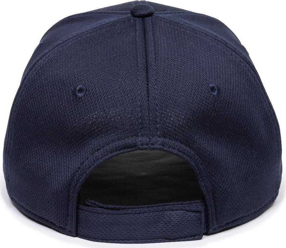 OC Sports MLB-350 MLB Polyester Baseball Adjustable Cap - Milwaukee Brewers Navy Home &amp; Road - HIT a Double - 2
