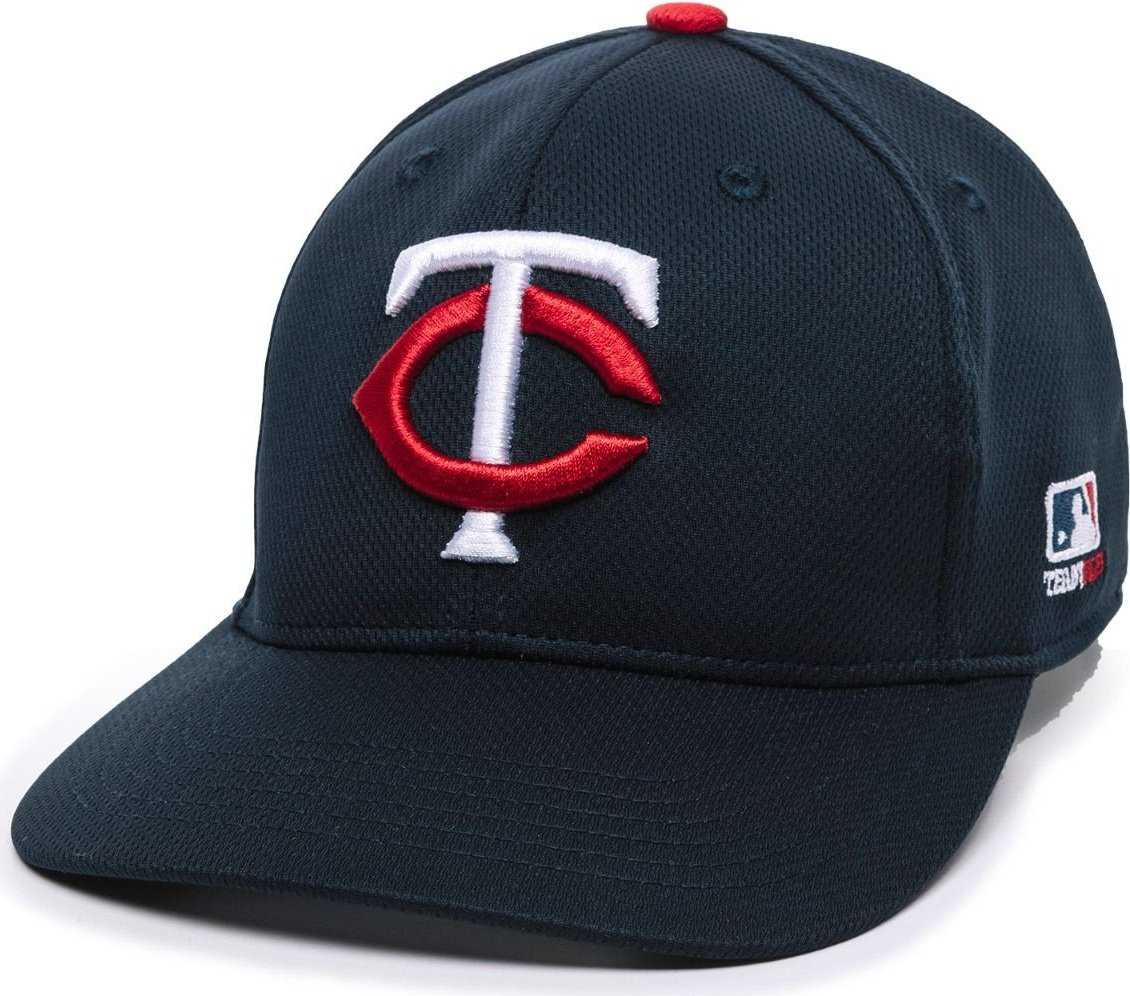 OC Sports MLB-350 MLB Polyester Baseball Adjustable Cap - Minnesota Twins Home - HIT a Double