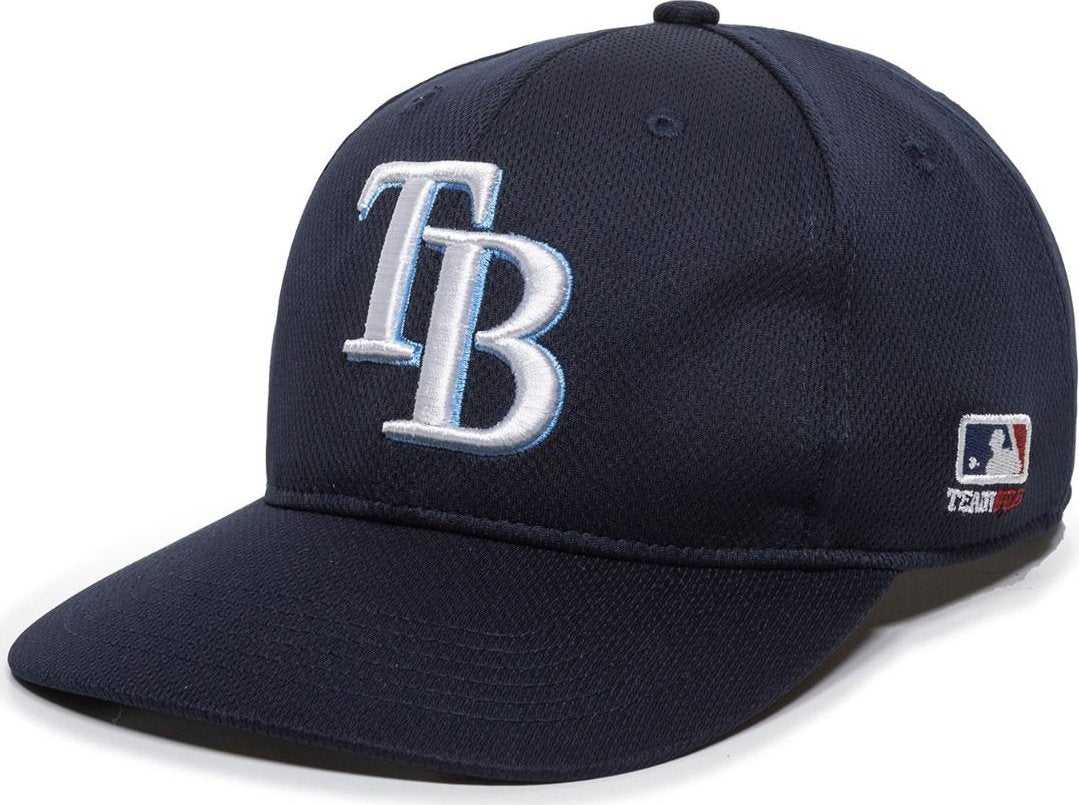 OC Sports MLB-350 MLB Polyester Baseball Adjustable Cap - Tampa Bay Rays Home and Road - HIT a Double