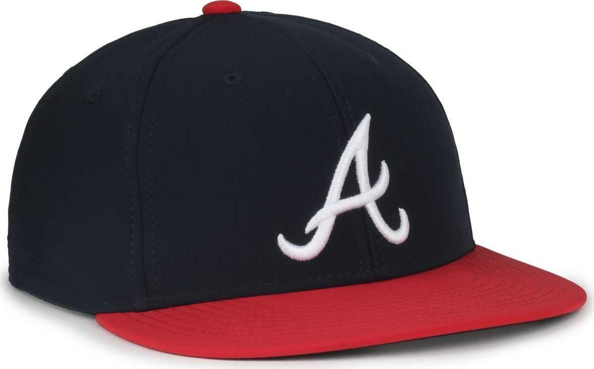 OC Sports MLB-450 Performance Baseball Cap - Atlanta Braves
