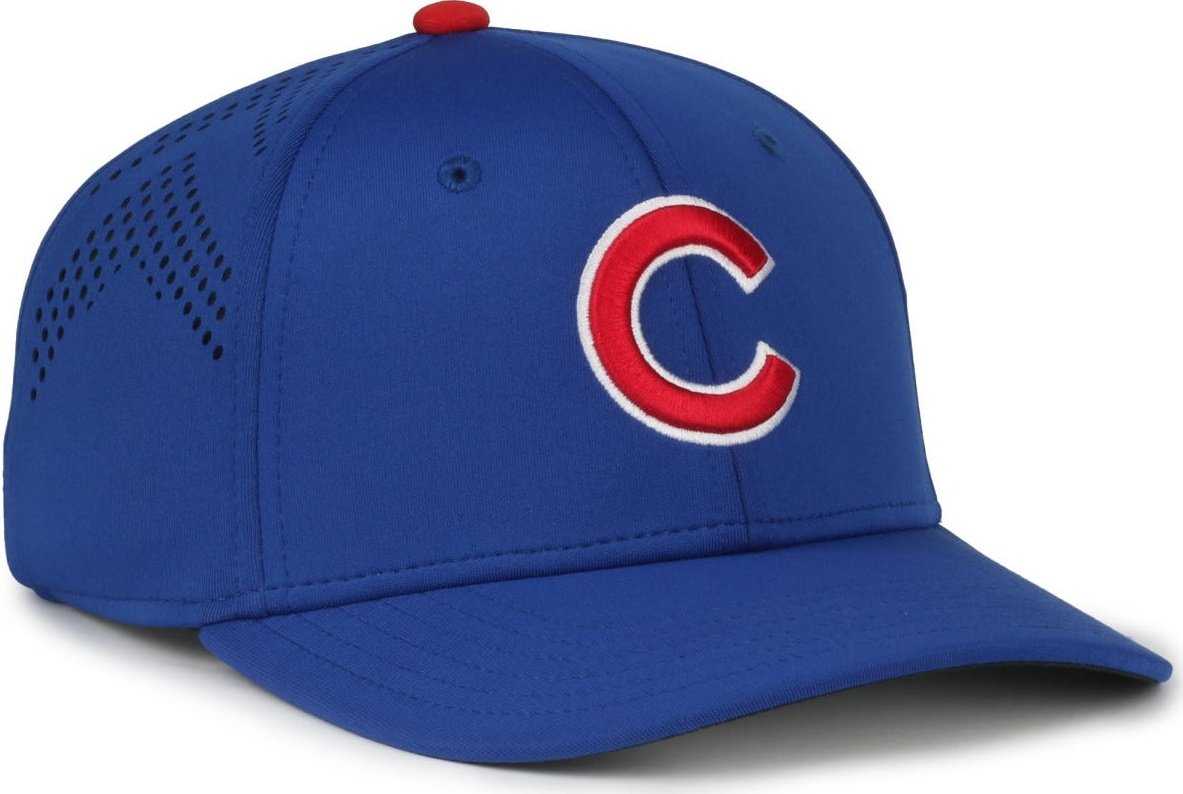 OC Sports MLB-650 Performance Snapback Baseball Cap - Chicago Cubs