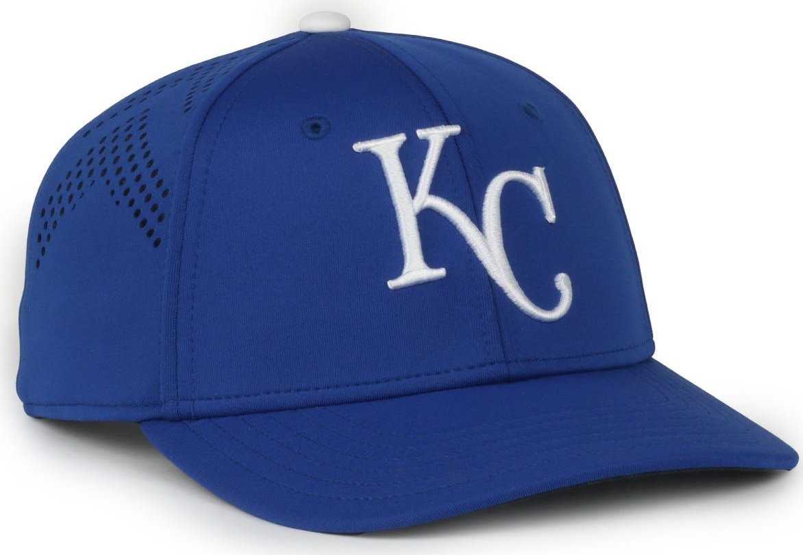OC Sports MLB-650 Performance Snapback Baseball Cap - Kansas City Royals
