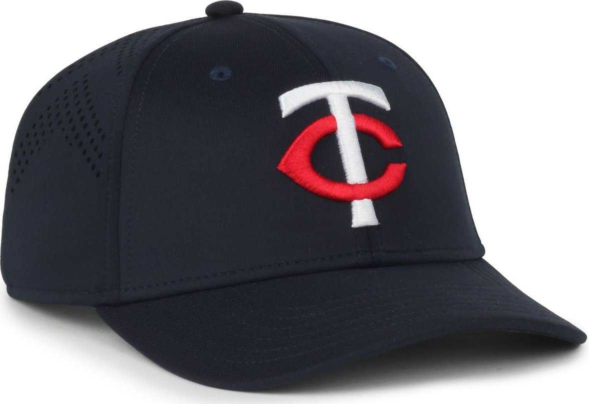 OC Sports MLB-650 Performance Snapback Baseball Cap - Minnesota Twins