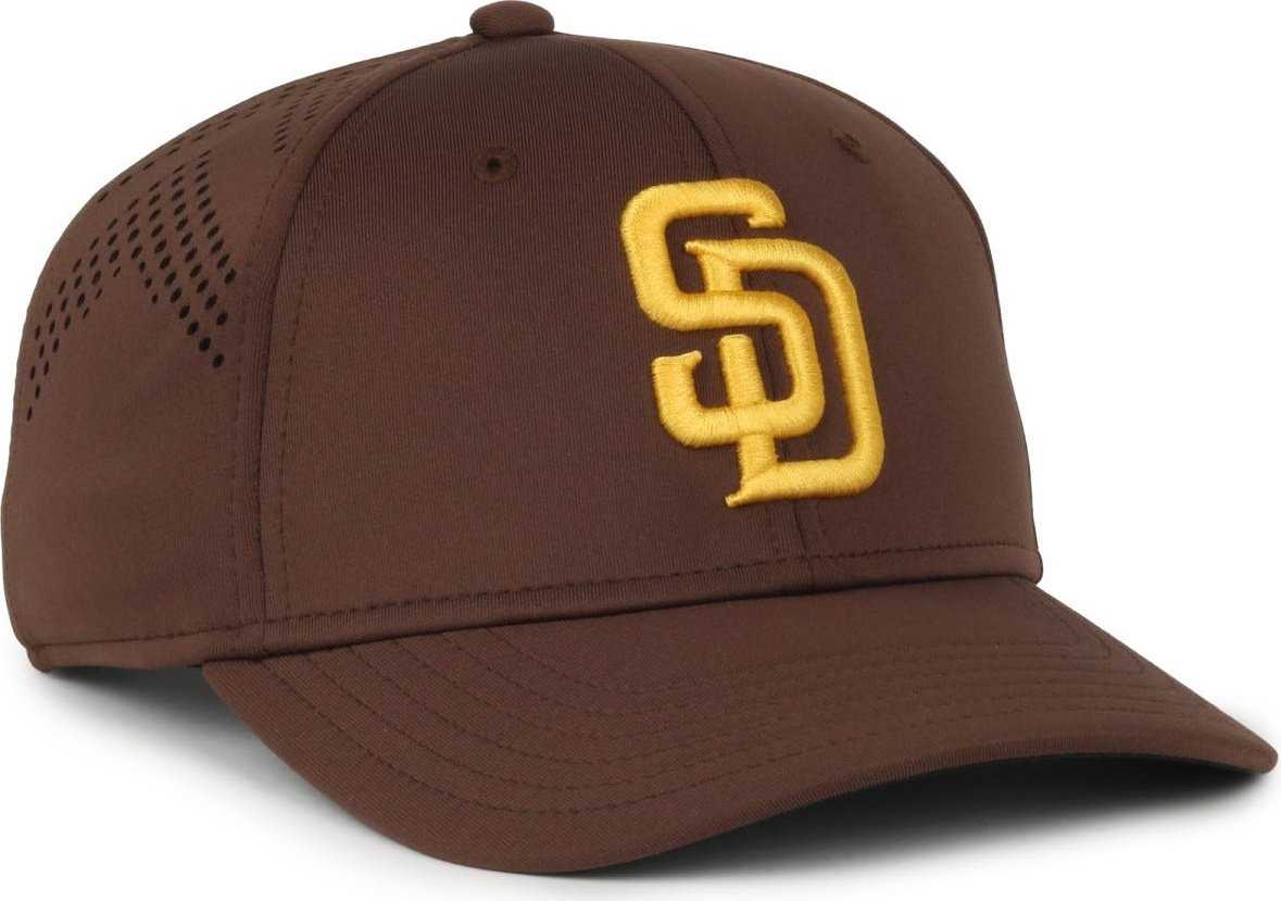OC Sports MLB-650 Performance Snapback Baseball Cap - San Diego Padres