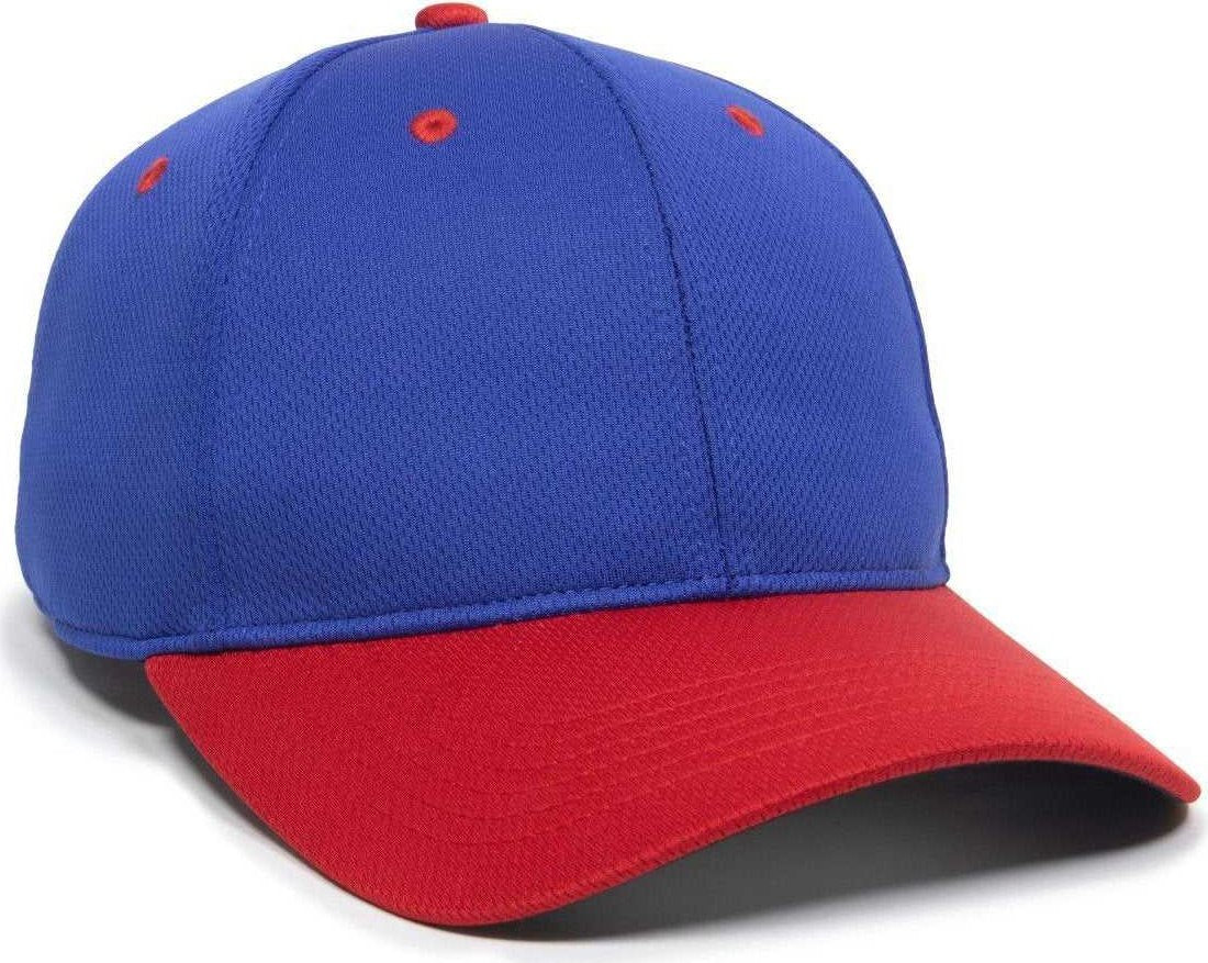 OC Sports PTM50 ProTech Mesh Cap - Royal Red OC Sports - HIT a Double - 1