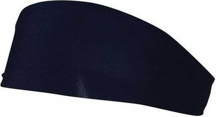 OC Sports SPH-100 Polyester Spandex 3&quot; Sports Headband - Navy - HIT a Double - 1