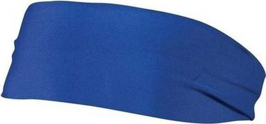 OC Sports SPH-100 Polyester Spandex 3&quot; Sports Headband - Royal - HIT a Double - 1