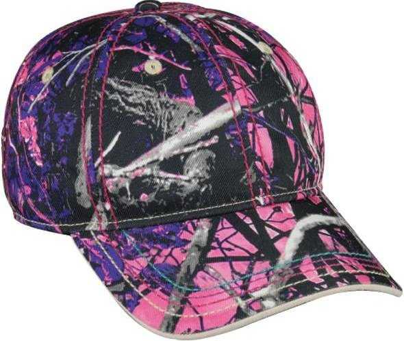 OC Sports 101LDS Adjustable Ladies Fit Cap - Muddy Girl - HIT a Double - 1