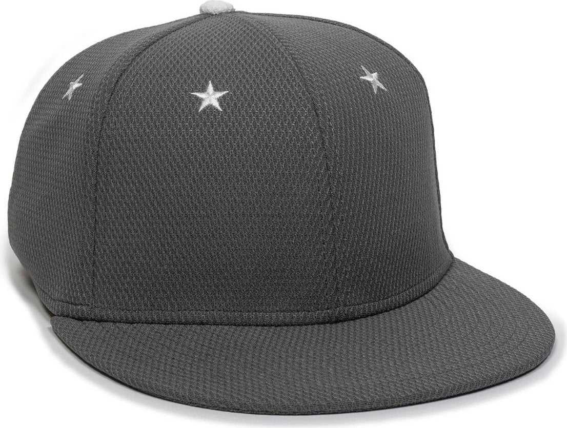 OC Sports ALL-STAR Flexible Fitting Cap - Graphite - HIT a Double - 1