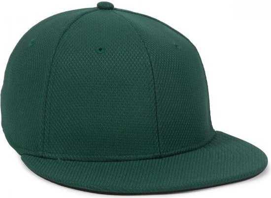 OC Sports CAGE25 Flexible Fitting Cap - Dark Green - HIT a Double - 1