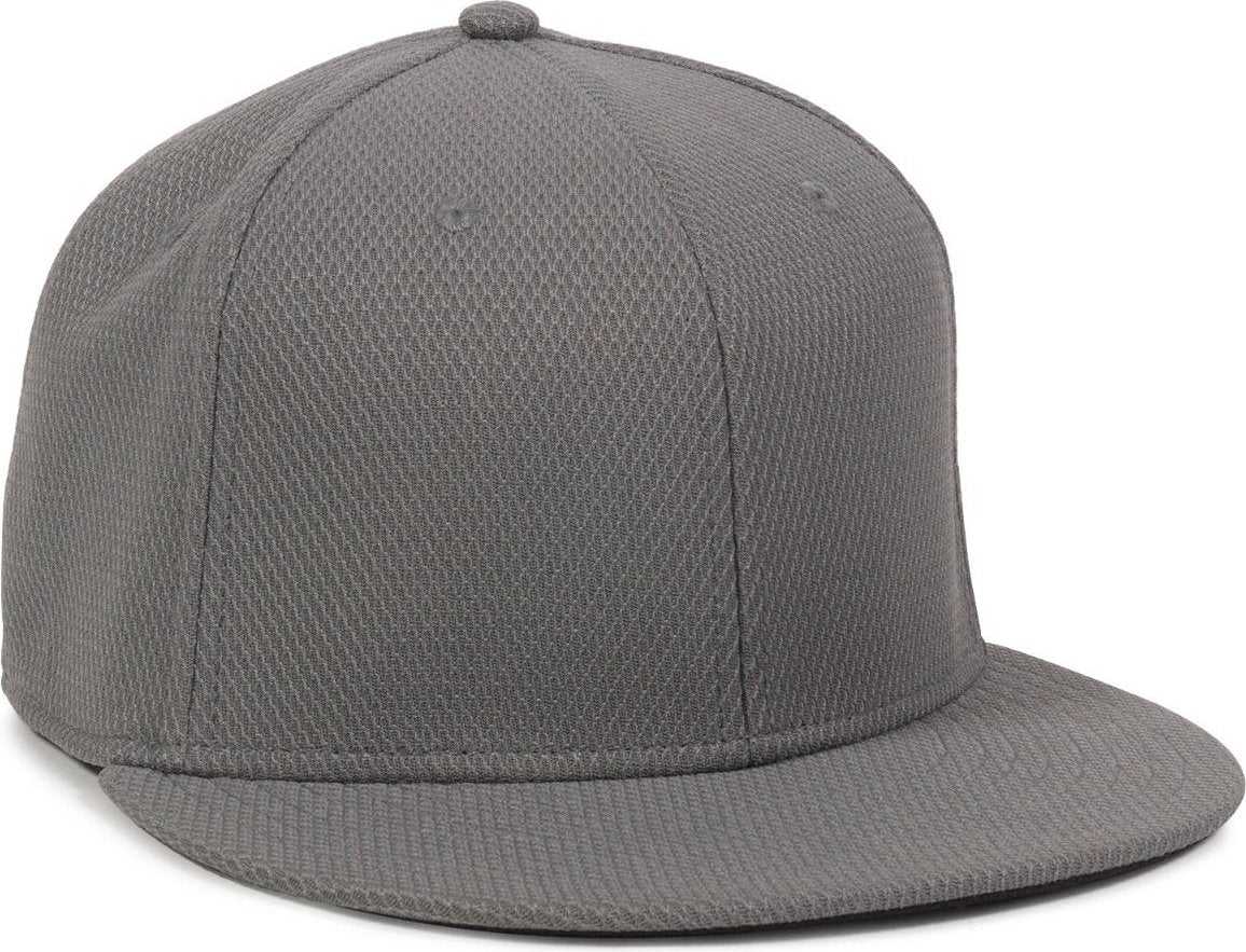 OC Sports CAGE25 Flexible Fitting Cap - Graphite - HIT a Double - 1