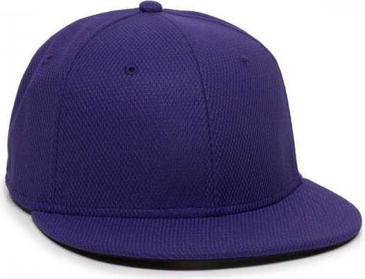 OC Sports CAGE25 Flexible Fitting Cap - Purple - HIT a Double - 1