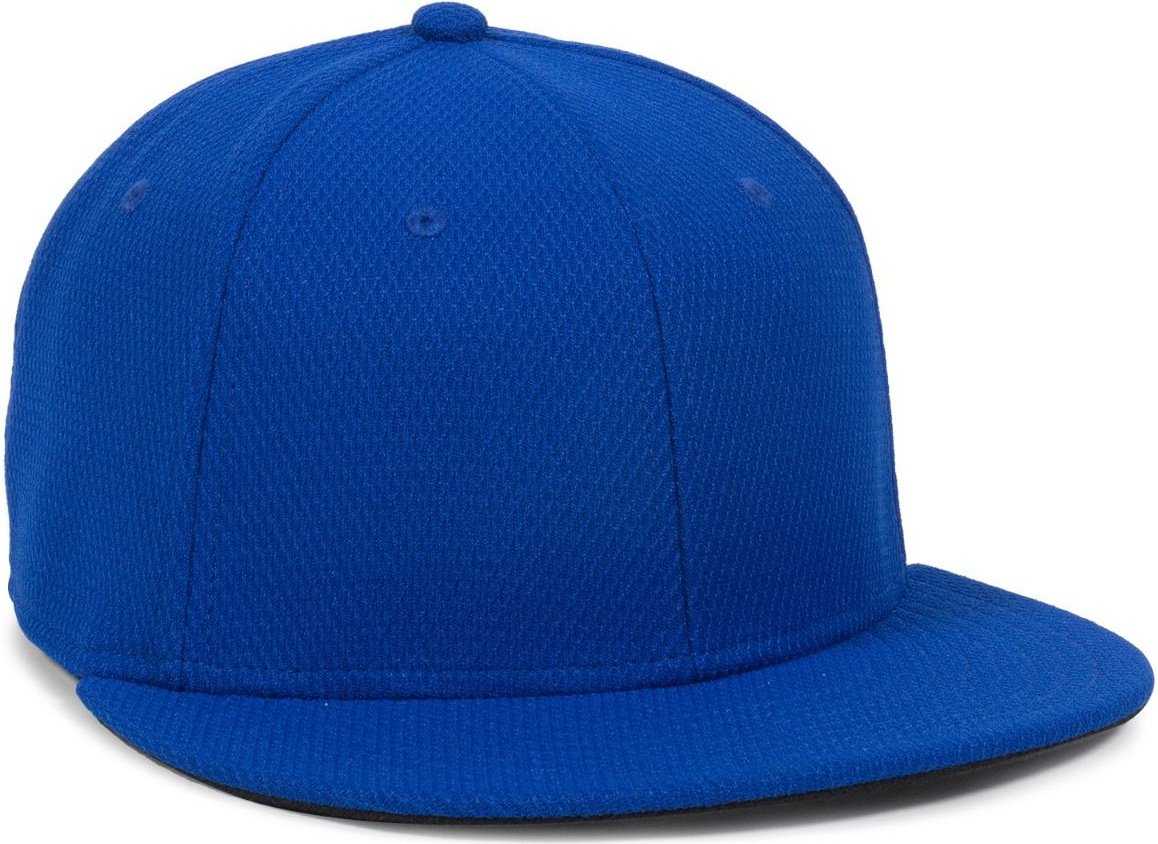 OC Sports CAGE25 Flexible Fitting Cap - Royal - HIT a Double - 1