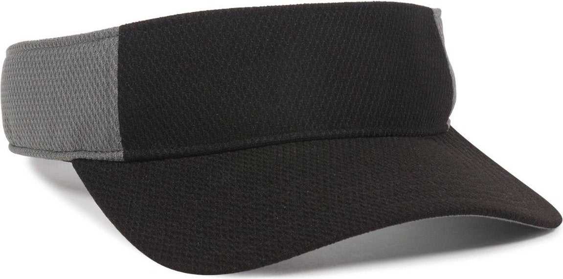 OC Sports CAGE75 Visor - Black Charcoal - HIT a Double - 1