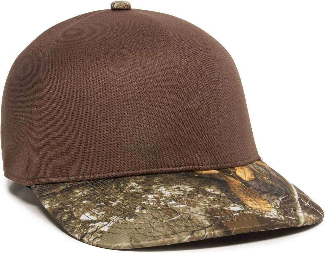 OC Sports CONCEAL Adjustable Cap - Brown Realtree Edge - HIT a Double - 1