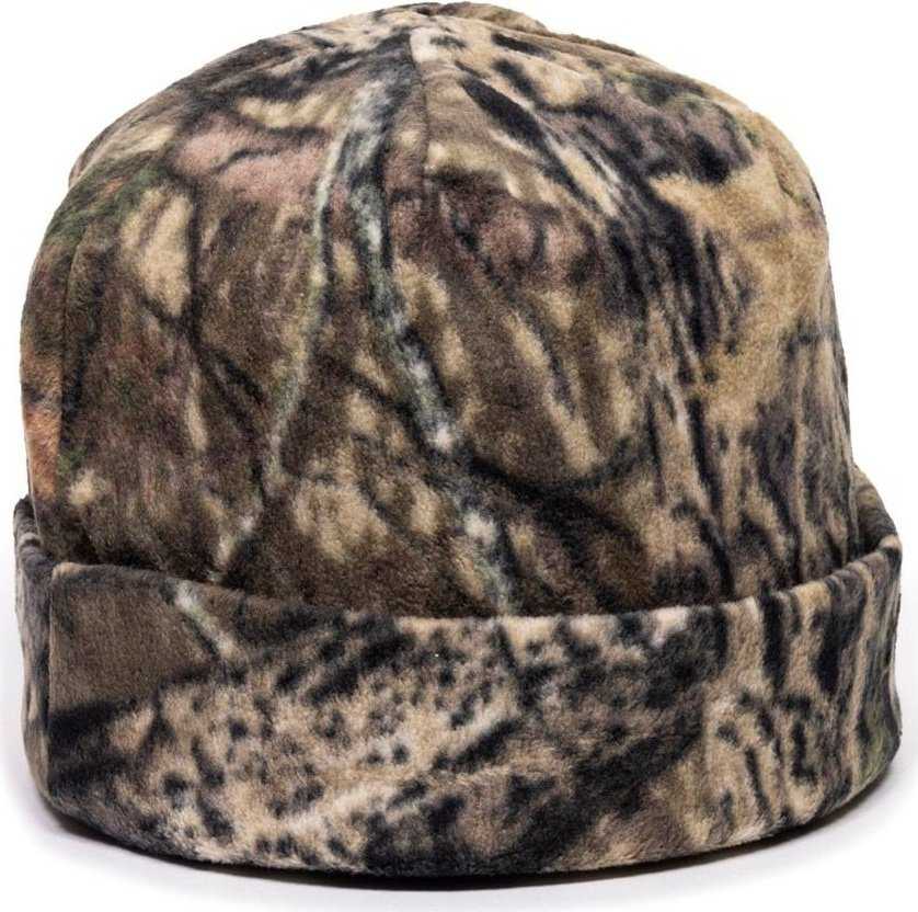 OC Sports COR-002 Beanie with Cuff Easily Visible Reversible - Mossy Oak Break-Up Country Blaze - HIT a Double - 1