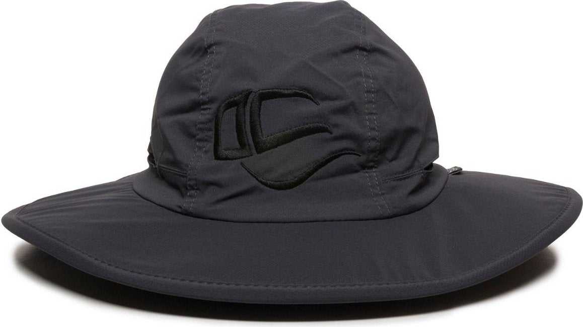 OC Sports CSB-100 Adjustable Cinching Cord Casual Hat - Graphite - HIT a Double - 1