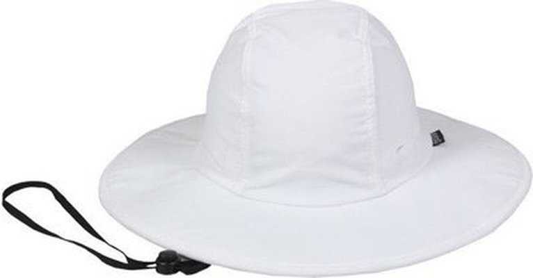 OC Sports CSB-100 Adjustable Cinching Cord Casual Hat - White - HIT a Double - 1