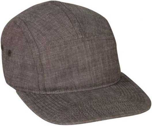 OC Sports EUR-100 Lightweight Chambray Cap - Brown - HIT a Double - 1