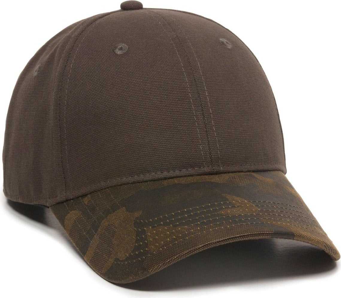 OC Sports GHP-100 Adjustable Cap - Brown Brown - HIT a Double - 1