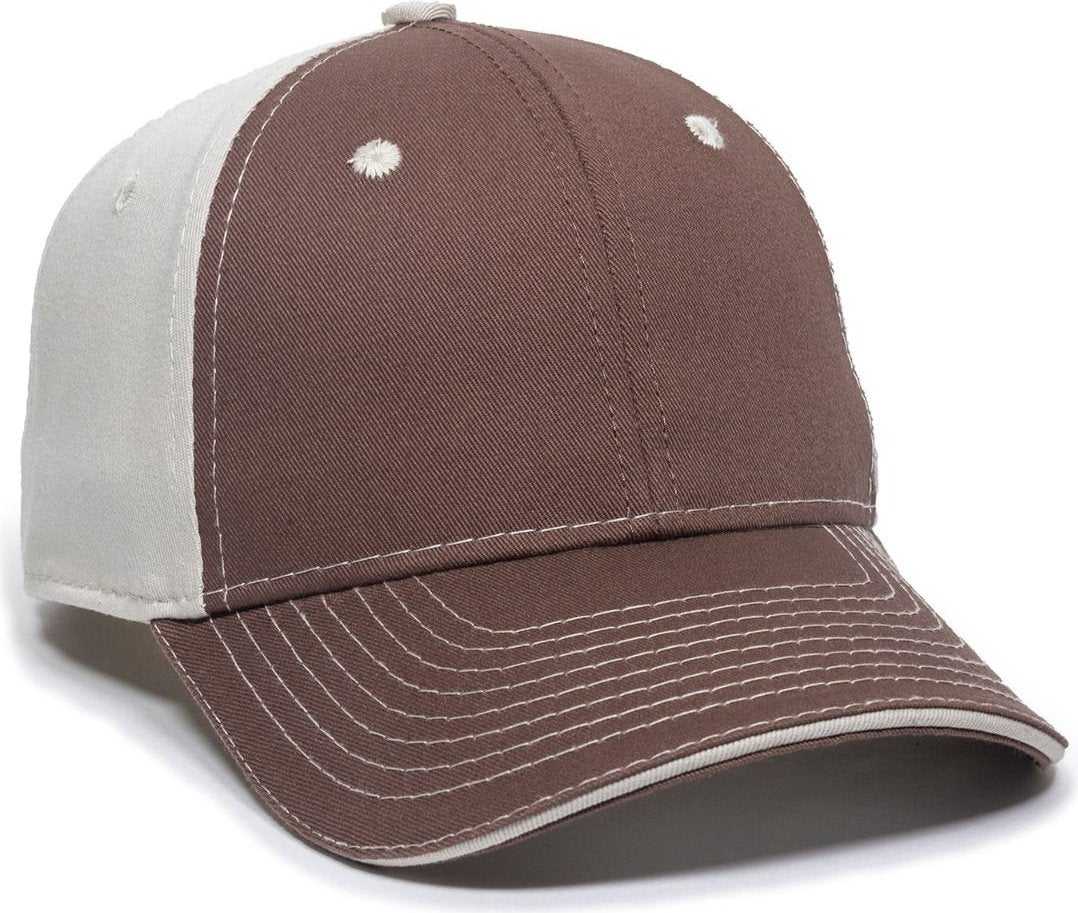 OC Sports GWT-101 Adjustable Cap - Brown Putty - HIT a Double - 1
