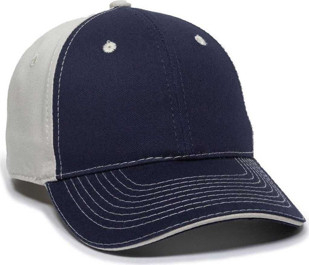 OC Sports GWT-101 Adjustable Cap - True Navy Putty - HIT a Double - 1