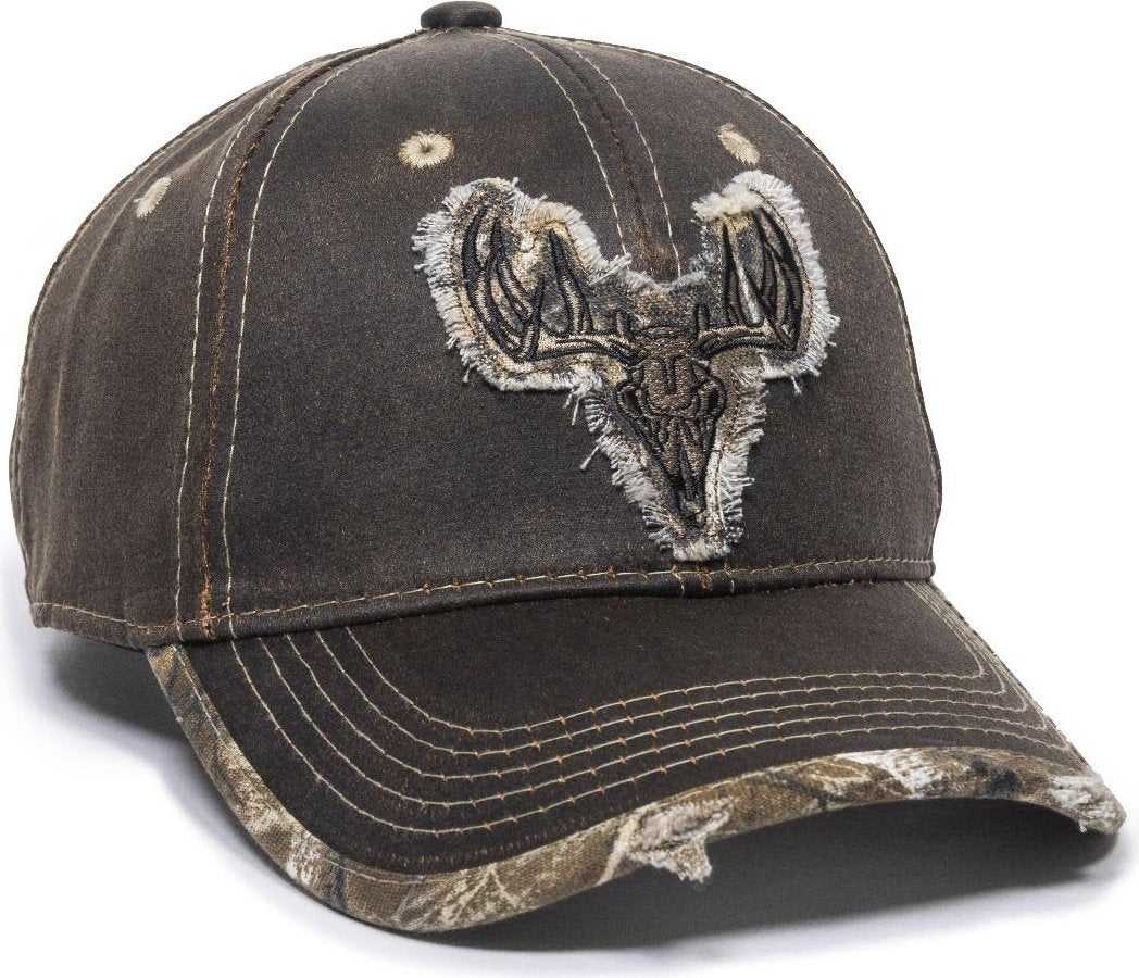 OC Sports HT51A Adjustable Cap - Dark Brown Realtree Edge - HIT a Double - 1