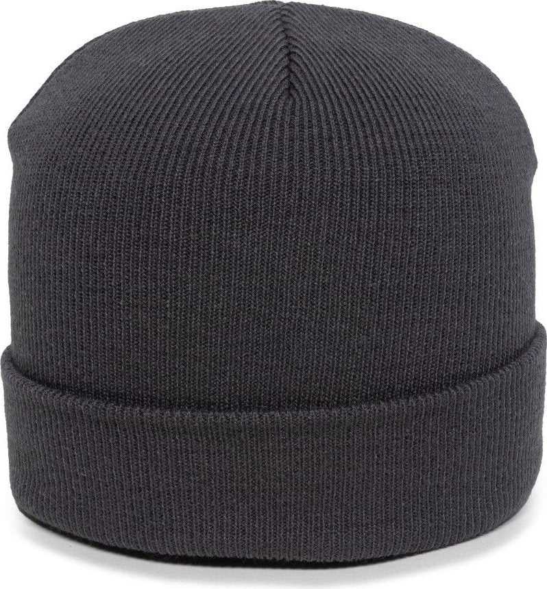 OC Sports KN-400 Superstretch Knit Watch Beanie with Cuff - Charcoal - HIT a Double - 1
