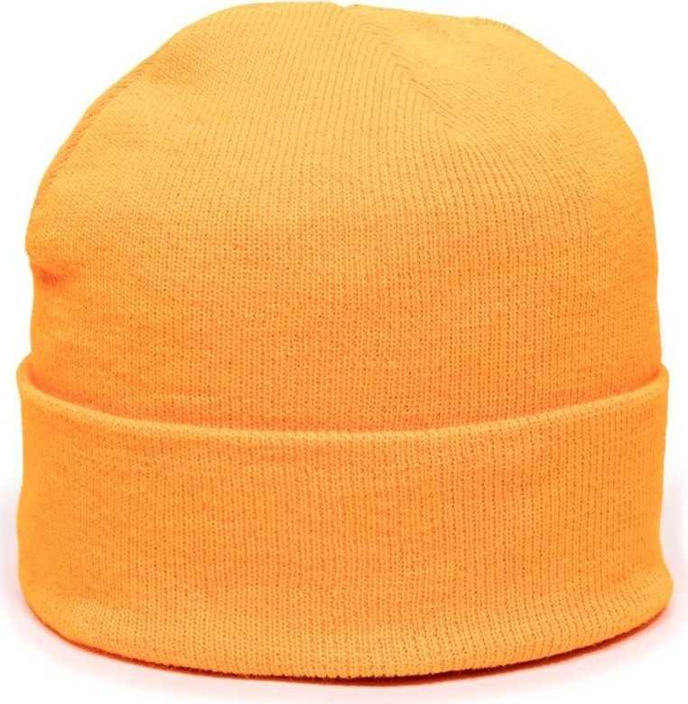 OC Sports KN-400 Superstretch Knit Watch Beanie with Cuff - N Orange - HIT a Double - 1