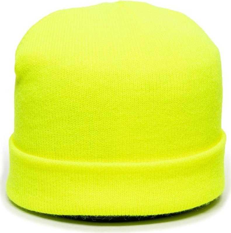 OC Sports KN-400 Superstretch Knit Watch Beanie with Cuff - N Yellow - HIT a Double - 1