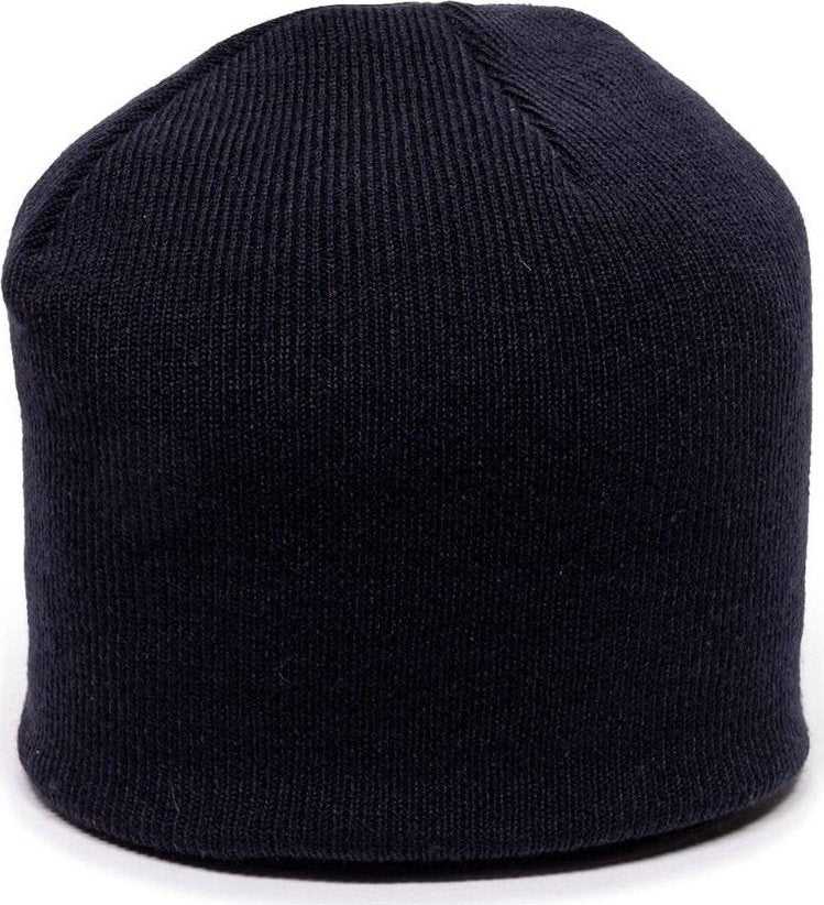 OC Sports KN-550 Made In USA Acrylic Jersey Knit Beanie - Navy - HIT a Double - 1