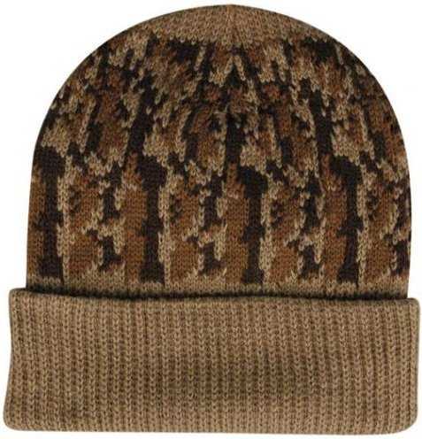 OC Sports KR-500 Beanie with Cutt Easily Visible Reversible - Brown Blaze - HIT a Double - 1