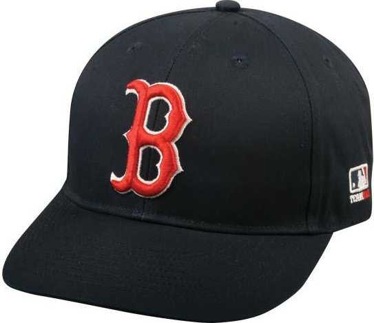 OC Sports MLB-300 MLB Cotton Twill Baseball Cap - Boston Red Sox Home &amp; Road - HIT a Double - 1