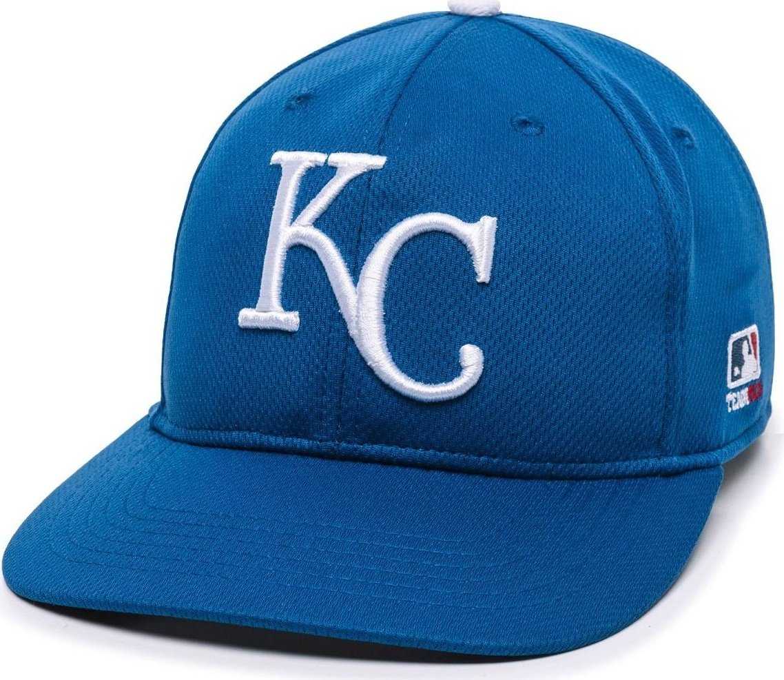 OC Sports MLB-350 MLB Polyester Baseball Adjustable Cap - Kansas City Royals Home &amp; Road - HIT a Double - 1