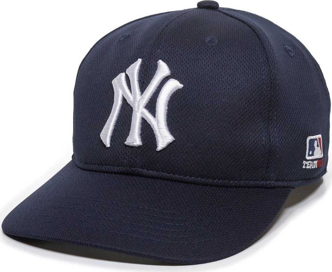 OC Sports MLB-350 MLB Polyester Baseball Adjustable Cap - New York Yankees Home & Road - HIT a Double - 1